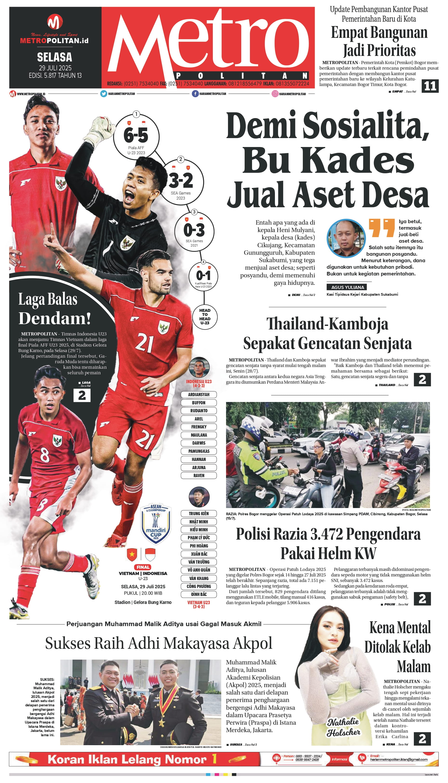 Demi Sosialita, Bu Kades Jual Aset Desa