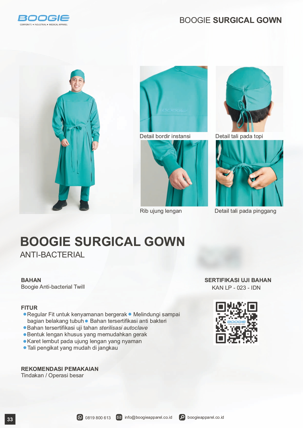 Boogie Surgical Gown