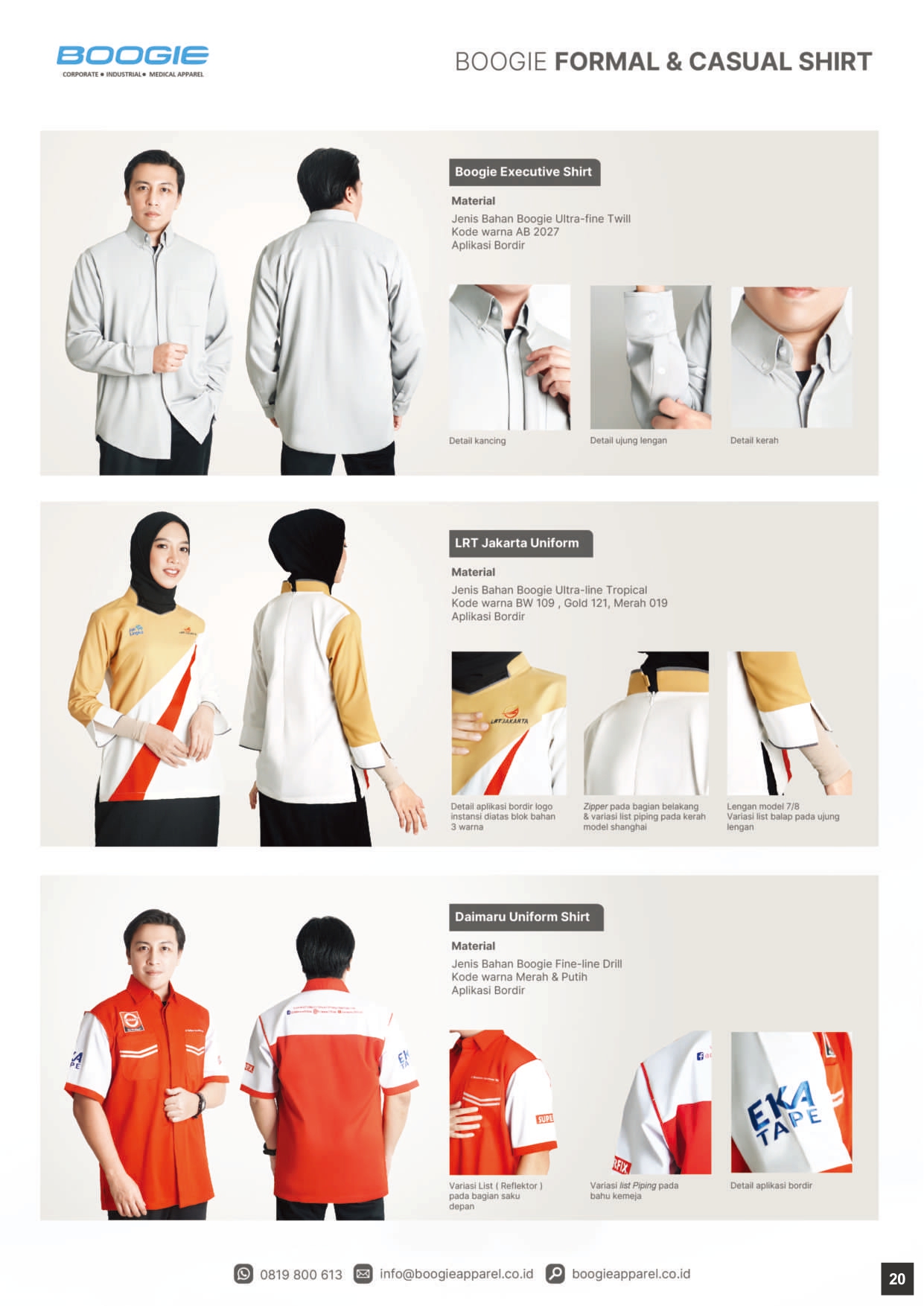 Boogie Formal & Casual Shirt