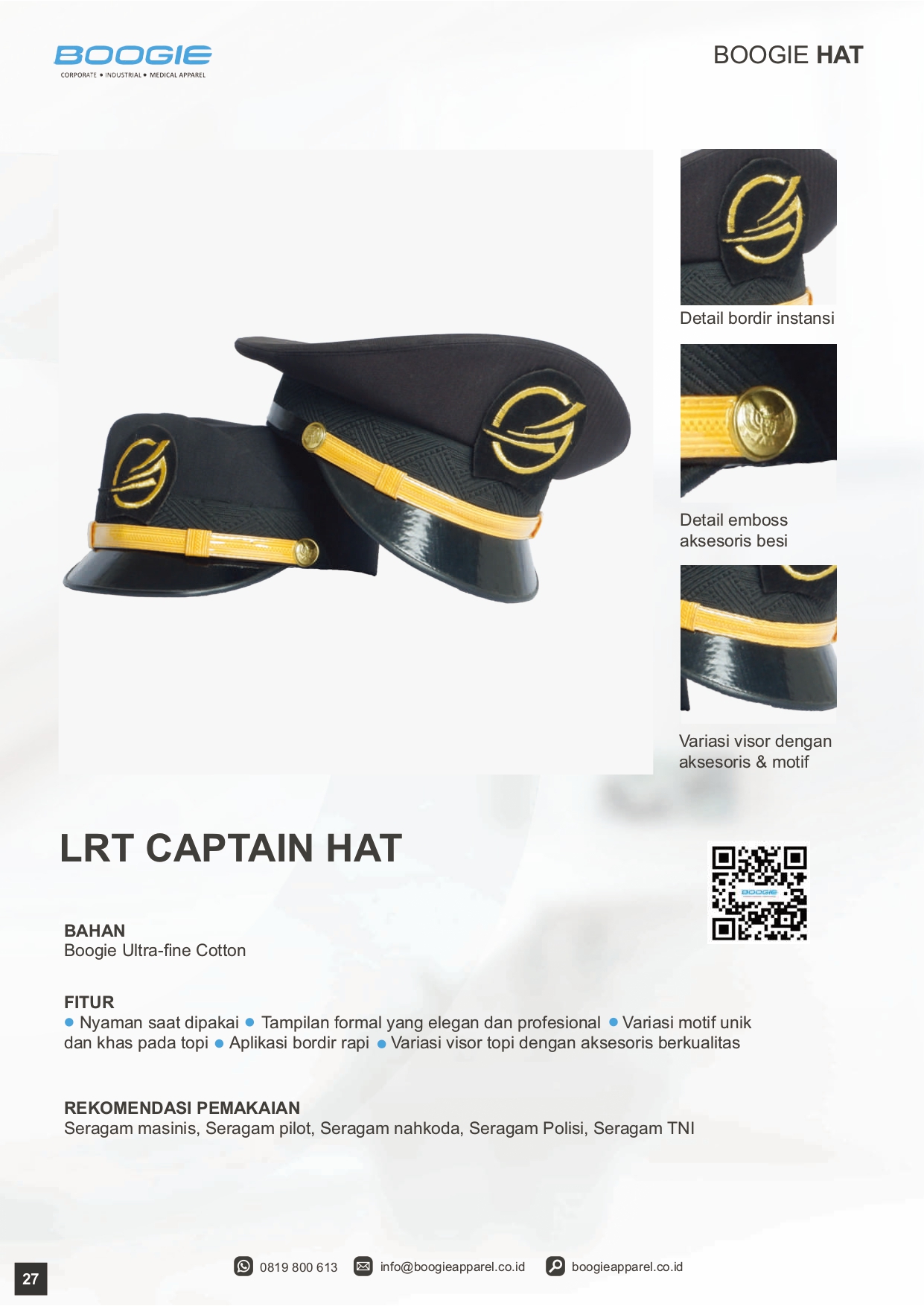 Boogie LRT Captain Hat