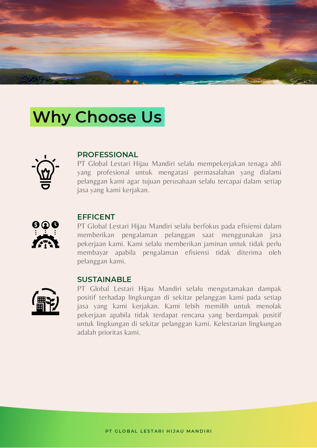 Company Profile Global Lestari Hijau Mandiri