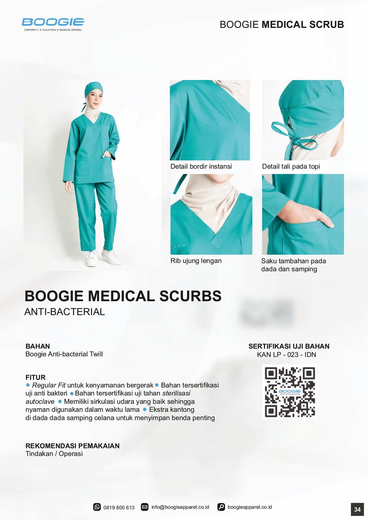 Boogie Medical Scurbs